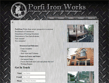Tablet Screenshot of porfiironworks.com